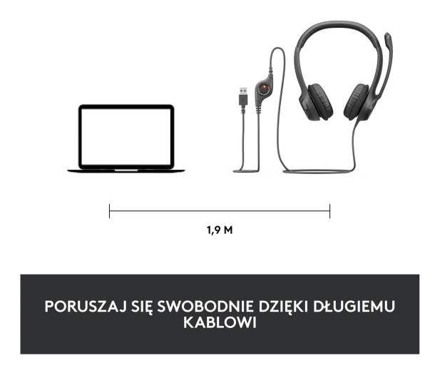 Logitech H390 czarny - 71783 - zdjęcie 11